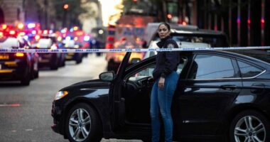 Gunman kills four, including NYPD officer, in Manhattan skyscraper shooting