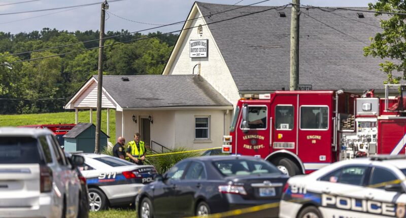 Gunman's spine-chilling message to worshippers before church bloodbath