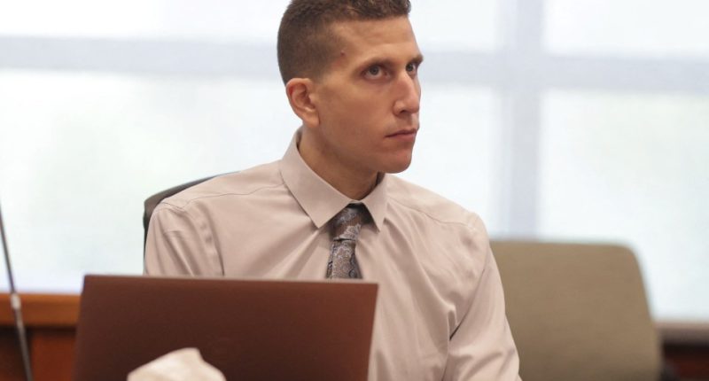 Bryan Kohberger at a court hearing.