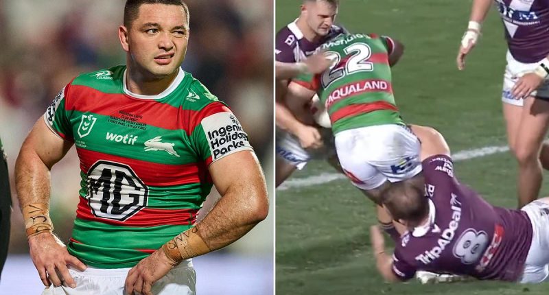 Heartbreak as luckless Rabbitohs star suffers huge blow on his return from injury and here's why footy fans are filthy about it