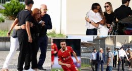 Heartbroken family of late soccer player Diogo Jota arrives at funeral in Portugal