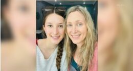Photo of a teenage girl and a woman.