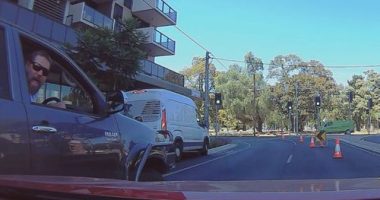 A high-ranking South Australian police officer has been fined after admitting to failing to stop following a car crash.