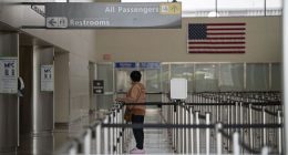 WASHINGTON, UNITED STATES - JUNE 29: A general view of Dulles International Airport during a media briefing tour organized by the U.S. Department of State's Foreign Press Center to present procedures related to incoming foreign nationals in Washington, United States, on June 29, 2025. (Photo by Celal Gunes/Anadolu via Getty Images)