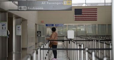 WASHINGTON, UNITED STATES - JUNE 29: A general view of Dulles International Airport during a media briefing tour organized by the U.S. Department of State's Foreign Press Center to present procedures related to incoming foreign nationals in Washington, United States, on June 29, 2025. (Photo by Celal Gunes/Anadolu via Getty Images)