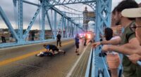 ICE raid sparks pandemonium as cops batter agitators blocking bridge
