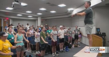 INSIDE LOOK: Hundreds of music students travel from 28 states, perfecting marching band skills at EIU