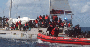 Coast Guard on boats