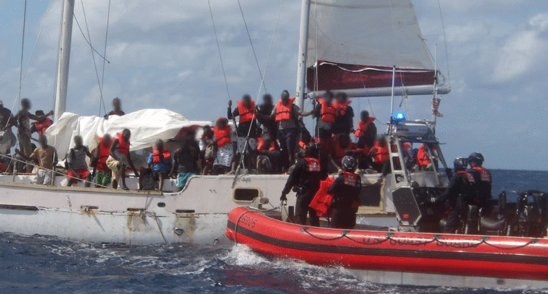 Coast Guard on boats