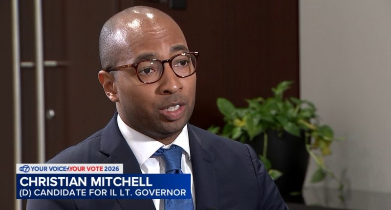Illinois Governor JB Pritzker to hit campaign trail with new running mate Christian Mitchell Wednesday
