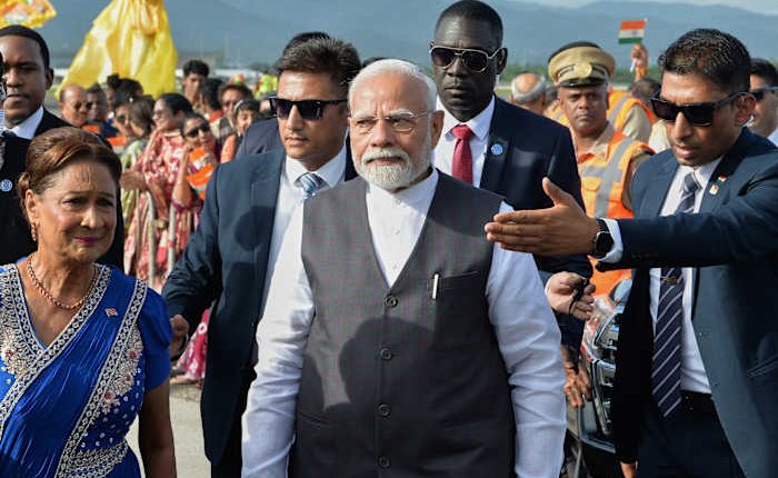 India's leader promises trade and investment in a visit to Trinidad and Tobago
