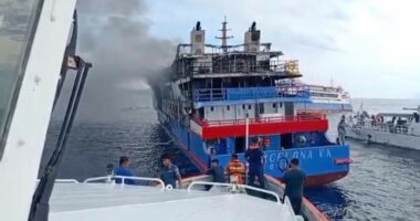 Indonesian passenger ferry catches fire at sea, killing at least 5