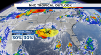 Invest 93L Lingers Near Gulf Coast, Raising Flood Concerns