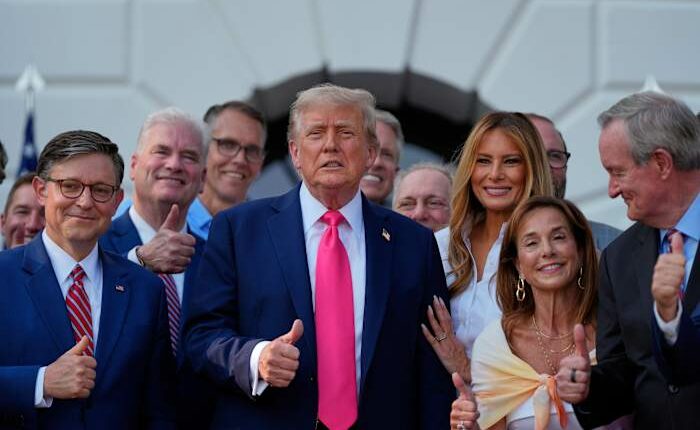 Just 1 in 4 US adults say Trump's policies have helped them, a new AP-NORC poll finds