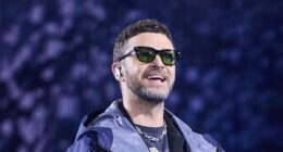 Justin Timberlake caught in intense exchange at English music festival