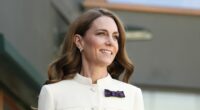 Kate delights Wimbledon spectators as she heads into Royal Box