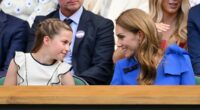 Kate shares a special moment with Charlotte at Wimbledon men's final