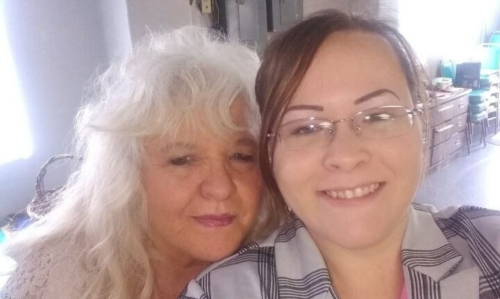 Photo of Beverly Gumm and Christina Combs.