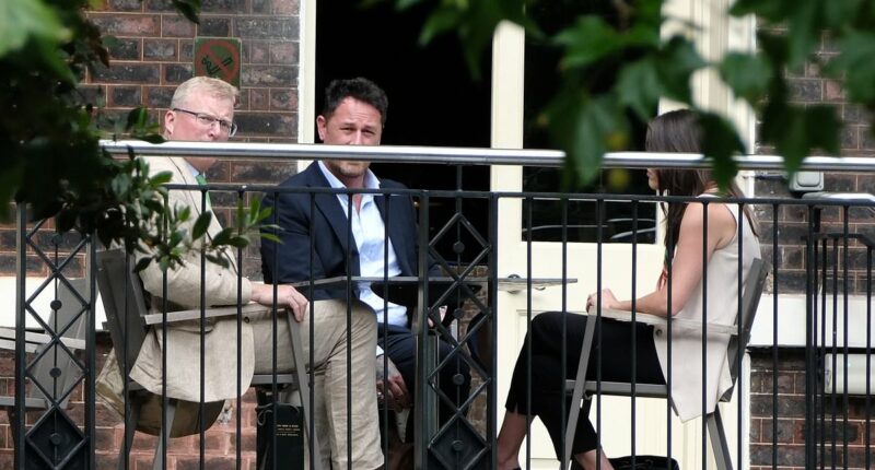 King and Prince Harry's top aides meet for secret peace summit