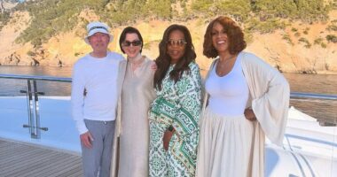 Kris Jenner and new pal Oprah vacation after bonding at Bezos wedding