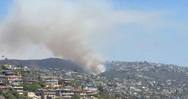 Laguna Beach residents evacuated as massive brush fire threatens homes