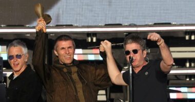 Liam and Noel Gallagher are hand-in-hand in Manchester