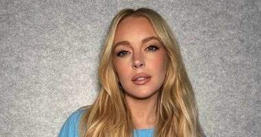 Lindsay Lohan looks flawless as she joins Freaky Friday co-stars