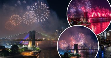 Macy's Fourth of July fireworks light up NYC sky