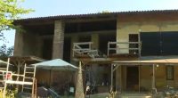 House where two children lived in Lauriano, Italy.