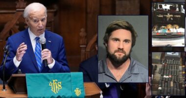 Man had 155 pipe bombs, used Biden photo as target practice