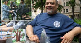 Manhattan DA Alvin Bragg paints as nonprofit hands out free needles to junkies in Washington Square Park