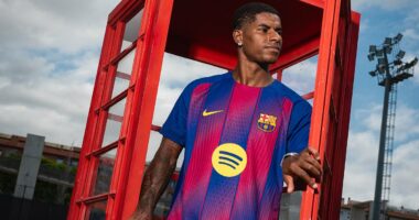 Marcus Rashford delivers Man United farewell message at Barcelona unveiling - as exiled star looks forward to 'next chapter' with Spanish giants