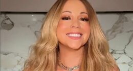 Mariah Carey, 56, is bra-free as she announces new album