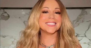 Mariah Carey, 56, is bra-free as she announces new album