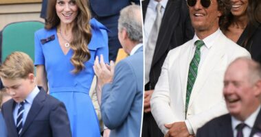 Matthew McConaughey praised for sweet gesture upon Prince William and Kate Middleton's Wimbledon arrival