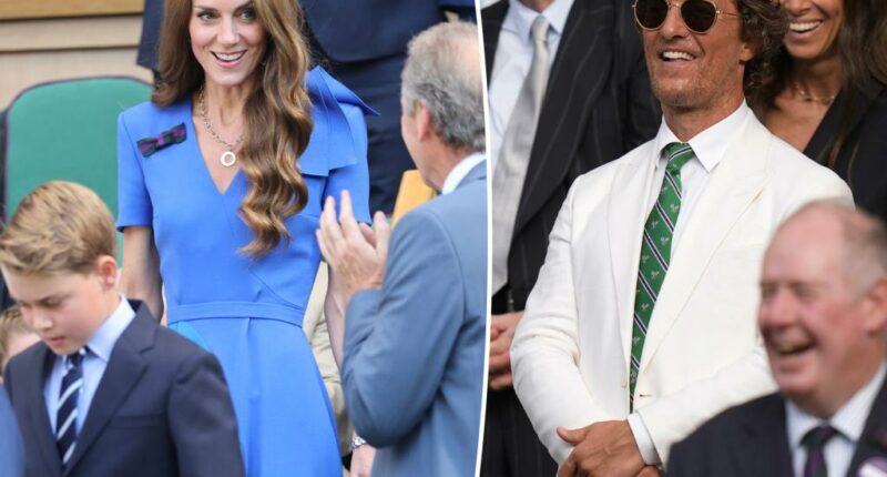 Matthew McConaughey praised for sweet gesture upon Prince William and Kate Middleton's Wimbledon arrival