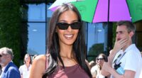 Maya Jama wows in figure-hugging burgundy dress at Wimbledon