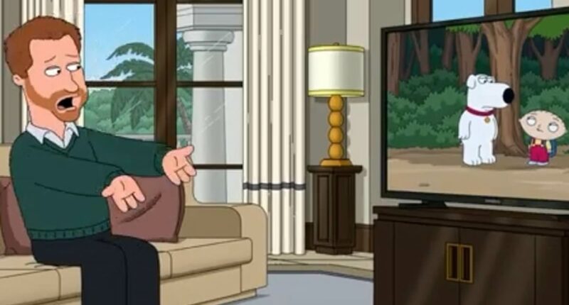 Meghan Markle and Prince Harry are mocked by Family Guy