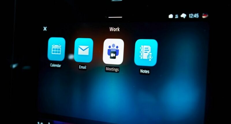 Mercedes-Benz will let you use an in-car camera in Microsoft Teams while driving