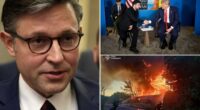 Mike Johnson steps up calls for fresh Russia sanctions to 'send Putin a message' after Trump ripped Russian's 'bulls---'