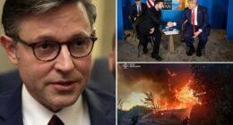 Mike Johnson steps up calls for fresh Russia sanctions to 'send Putin a message' after Trump ripped Russian's 'bulls---'