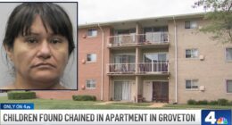 Mom chained up sons in home while she went to work