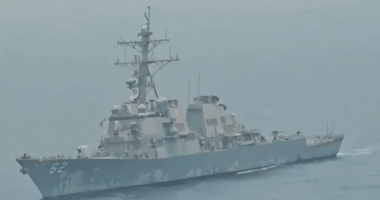 USS Porter (DDG-78) at sea.
