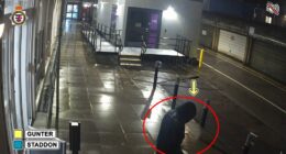 CCTV footage of Daniel Gunter.