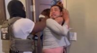 Moment migrant is dragged out of California medical clinic by ICE