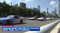 NASCAR Chicago Street Race will not return to Grant Park in 2026, could come back in 2027; initial 3-year contract ended