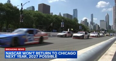 NASCAR Chicago Street Race will not return to Grant Park in 2026, could come back in 2027; initial 3-year contract ended