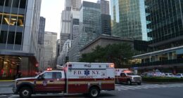 NFL employees urged to 'hide' in building after shooter with assault rifle opens fire at league HQ in New York