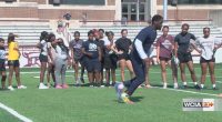 NFL player from Danville hosts girls football camp