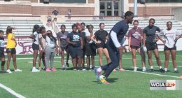 NFL player from Danville hosts girls football camp
